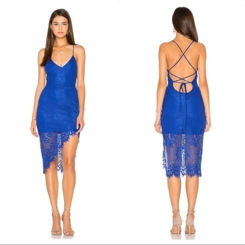 Lovers+ Friends Skylight Dress in Marine Blue